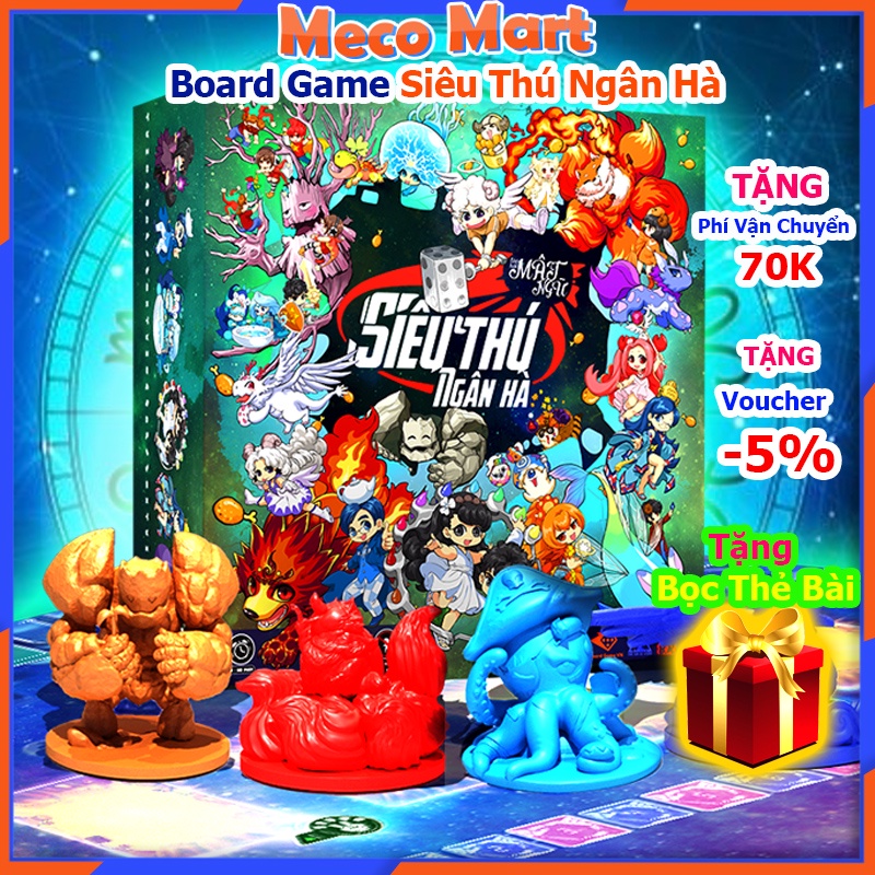 Board Game Lớp Học Mật Ngữ - Siêu thú Ngân Hà - Bộ Đồ Chơi Nhập vai Cực vui cho cả nhà - Đồ Chơi Trí Tuệ MecoMart