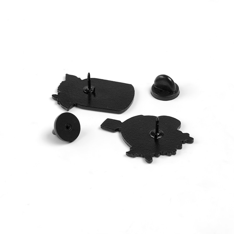 Ghim Cài Áo Hình Hoa/Cây Cối/Cà Phê/Túi Xách Màu Xanh Lá Dùng Làm Quà Tặng Cho Bạn Bè