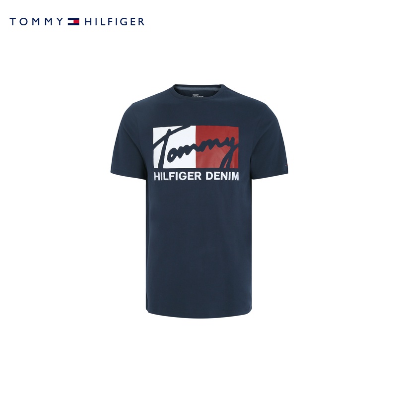 Áo Thun Cotton Cổ Tròn Ngắn Tay In LOGO TOMO Thời Trang Nam Cá Tính 08578E7331