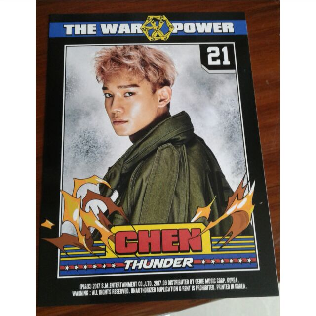 Photocard lẻ trong album power