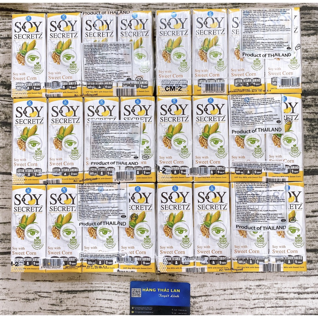 Sữa đậu nành Soy Secretz bắp 180ml