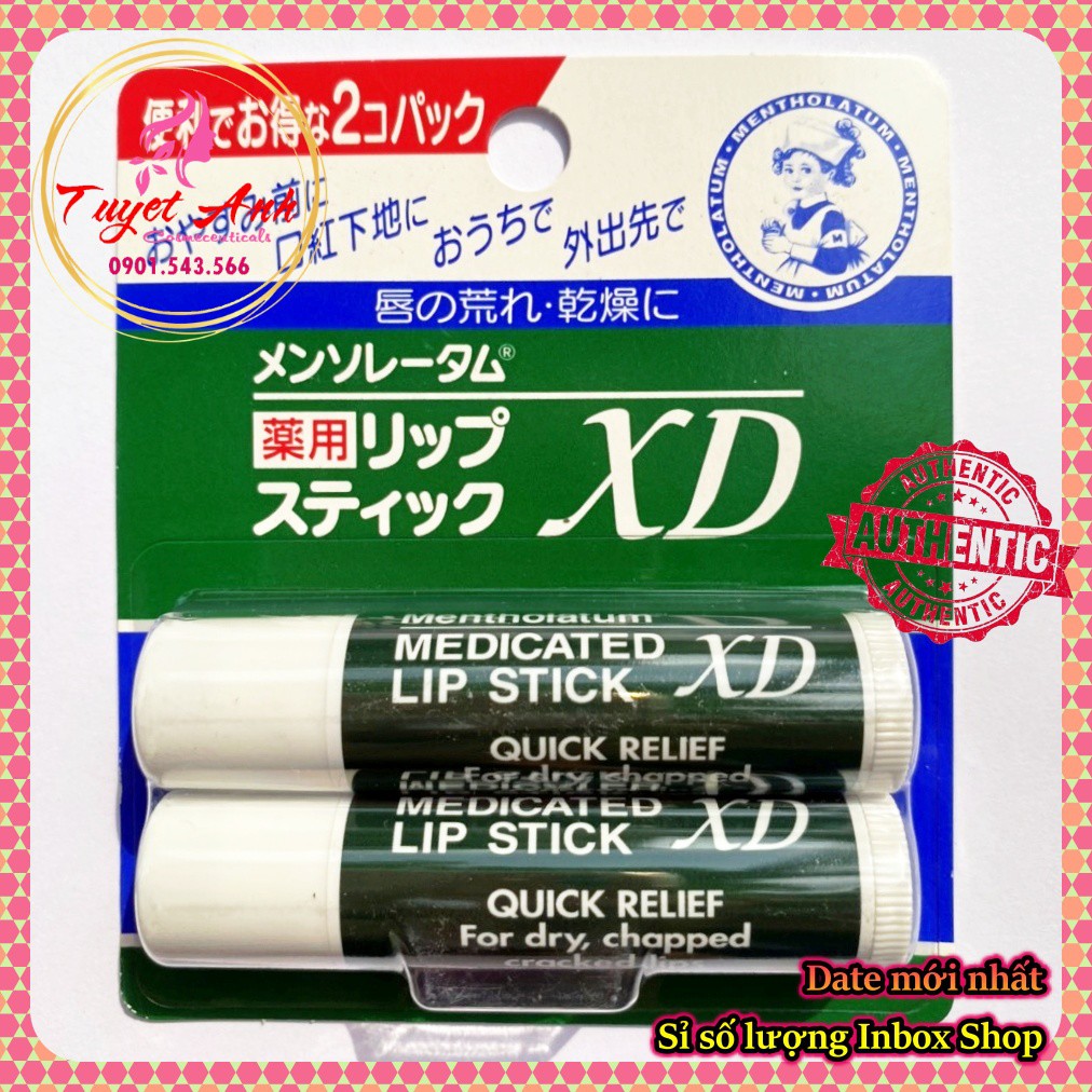 Son dưỡng môi XD Medicated Lip Stick Rohto Nhật Bản omi