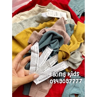 Áo Len Bé Trai & Bé Gái Kín Cổ Basic ZA