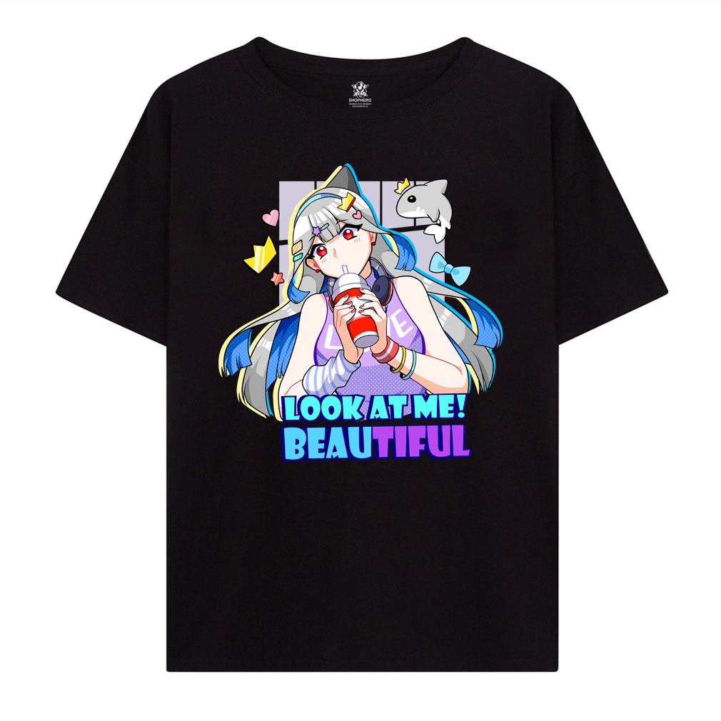 Áo Hero team đầy đủ nhân vật màu đen, áo thun hero team thời trang unisex, chất liệu cotton, thoáng mát khi mặc