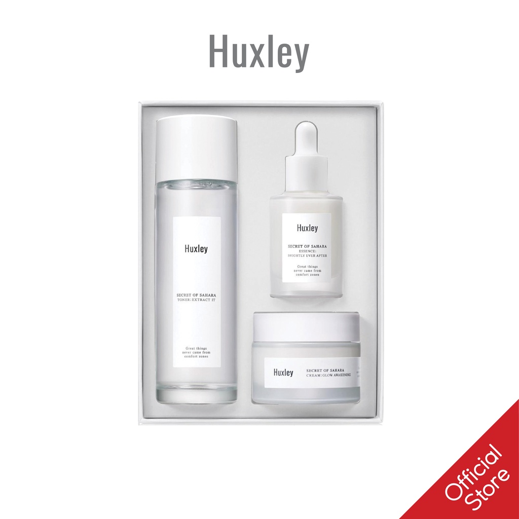 Bộ 3 Món Dưỡng Trắng Sáng HUXLEY Brightening Care Trio Set