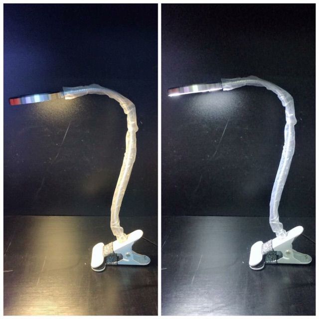 Đèn LED mini kẹp bàn 2 chế độ dùng trong phun xăm nối mi spa làm nail - lucy store thiết bị vật tư spa