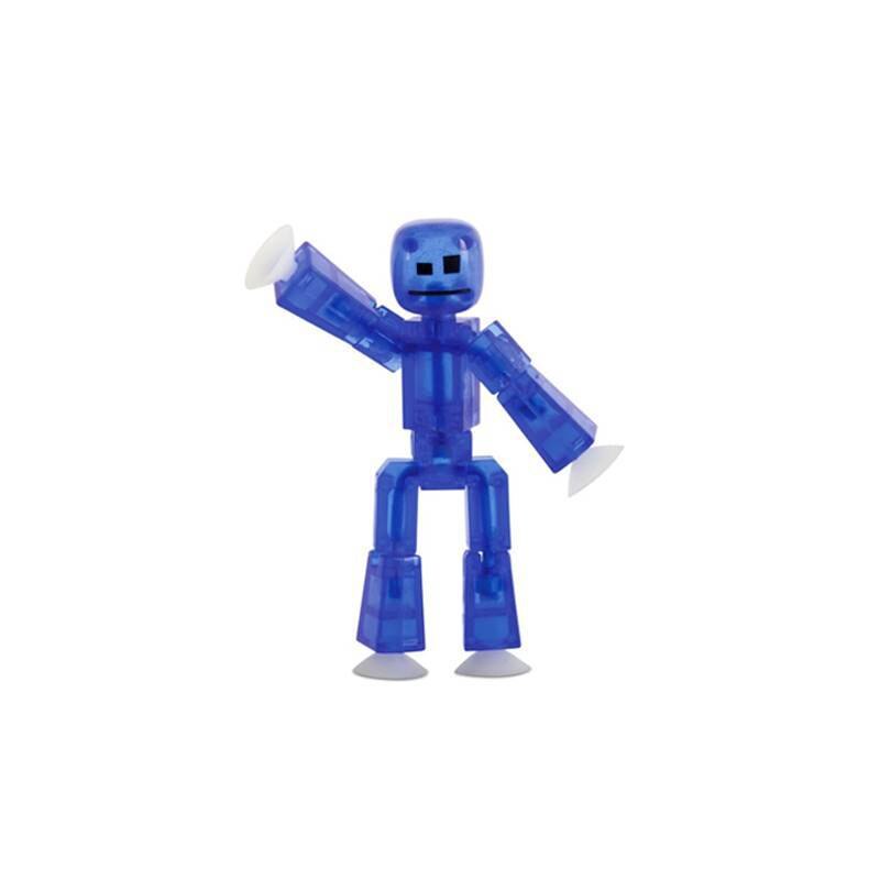 Đồ chơi robot hoạt hình stikbot có giác hút DIY xinh xắn
