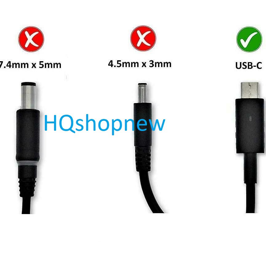⚡️[Sạc zin] Sạc laptop Dell 20V - 6.5A - 130W (5V - 1A) Chân C