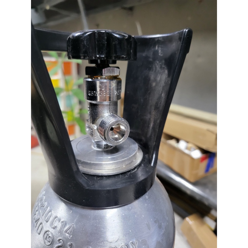 Bình co2 Nhôm phủ Acrilic