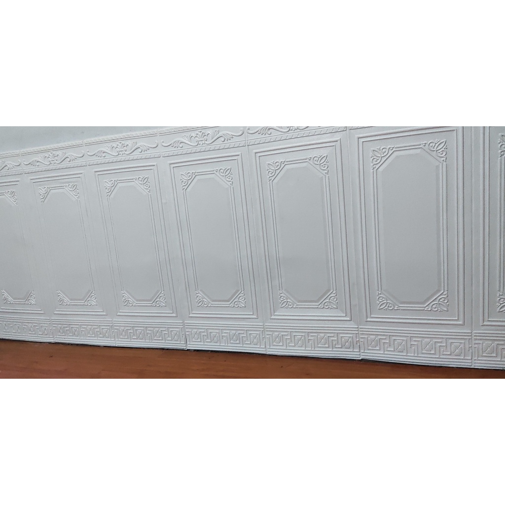 Xốp Chân Tường Phủ Bóng Cao Cấp - khổ lớn 70x90cm dày 8mm sẵn keo LOẠI I | BigBuy360 - bigbuy360.vn