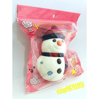 SQUISHY NGƯỜI TUYẾT ĐỘI MŨ  (huongtrang15)