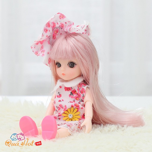 Búp Bê Chibi Abby Li Đầm Ngắn Dễ Thương