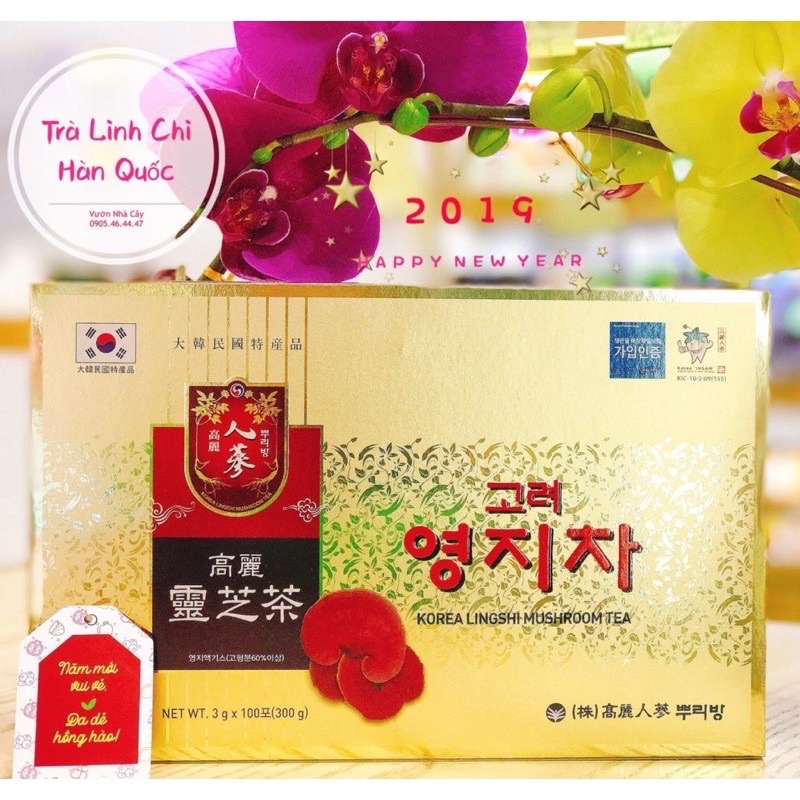 ⚡ [MẪU MỚI] [DATE 2022] Trà Linh Chi 100 gói Hàn Quốc  ⚡ SẢN PHẨM CHÍNH HÃNG  ⚡