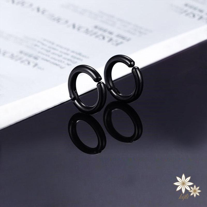 Khuyên tai dạng kẹp hình tròn không cần bấm lỗ