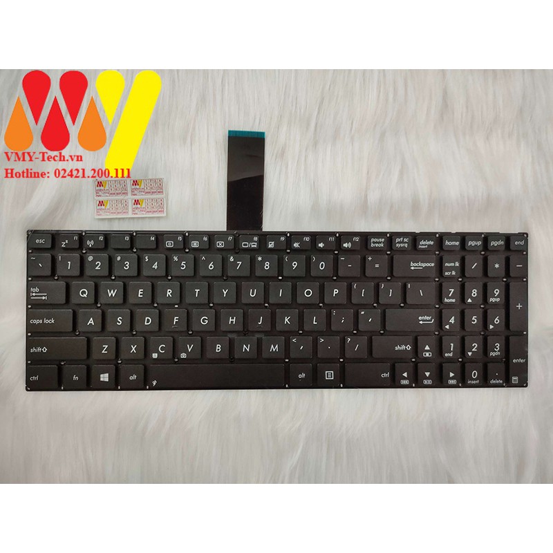 [Mã ELFLASH5 giảm 20K đơn 50K] Bàn phím Laptop Asus V550 S550 R550 N76 U500 R505 Keyboard NEW - Bảo hành 1 năm