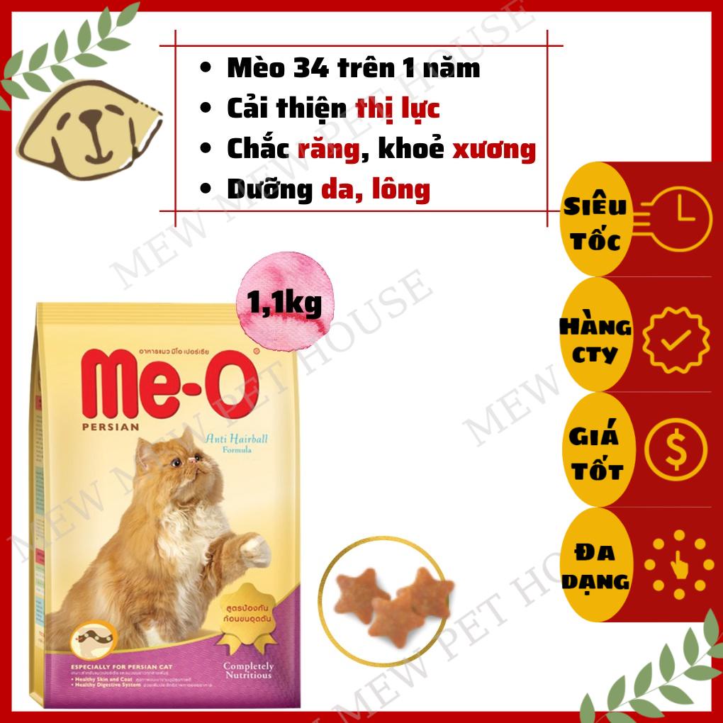 [Rẻ vô Địch][Có Sẵn]Hạt Cho Mèo Ba Tư MeO Persian Adult Gói 1.1Kg