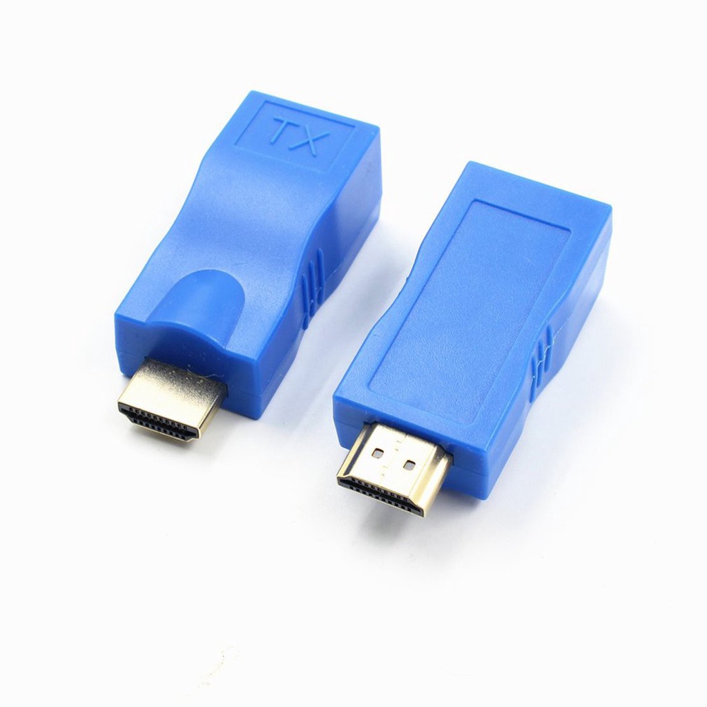 [New promo]HDMI-compatible Extender Transmitter TX/RX Adapter Ethernet LAN Without H P