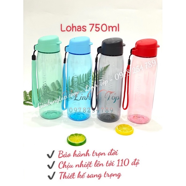 Bình nước flash lohas 750ml Bảo hành trọn đời