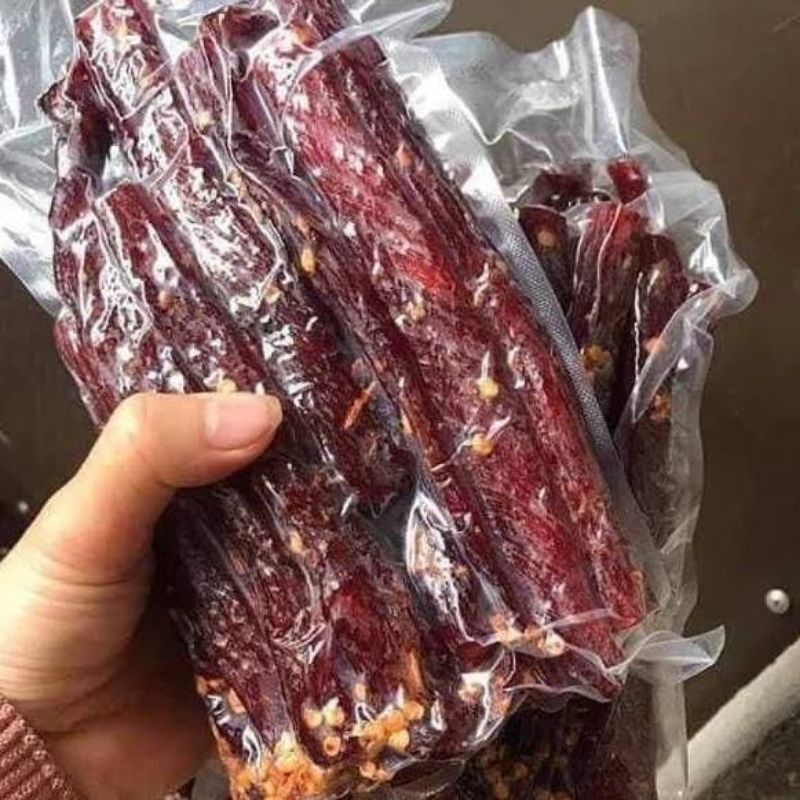 Thịt nai gác bếp 500gram Đặc Sản Tây Bắc