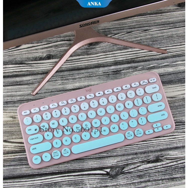 Logitech Miếng Silicon Bọc Bàn Phím Bluetooth K380 / K480 Siêu Mỏng Chống Thấm Nước Và Bụi