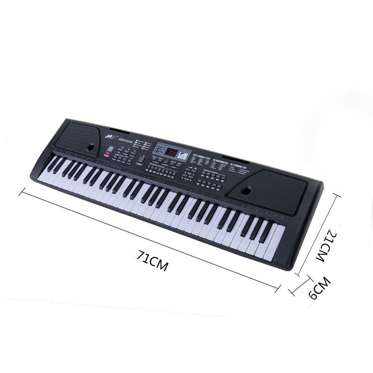 Đàn piano 61 phím loại to cho bé tập chơi 75*25 vt21