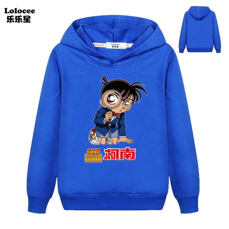 Áo Hoodies Hình Thám Tử Lừng Danh Conan Cho Bé Trai