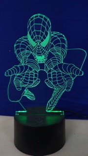 Đèn led 3D người nhện Spider man