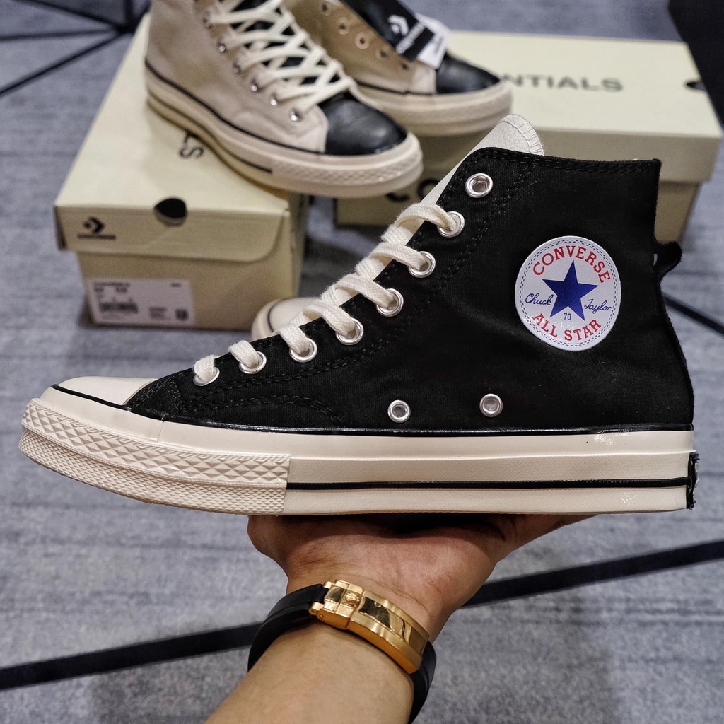 Giày Converse Chuck 70 x Fear of God Phối Màu Đen trắng 167955C
