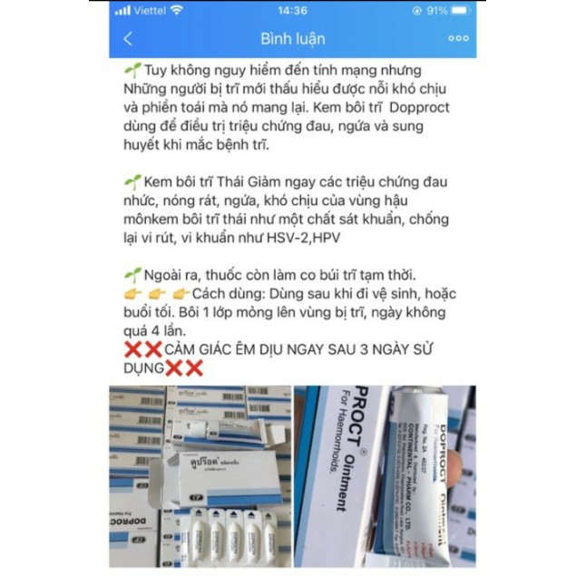 ( Lẻ bằng sỉ ) DOPROCT_ Tri Thái Lan Chính hãng | BigBuy360 - bigbuy360.vn