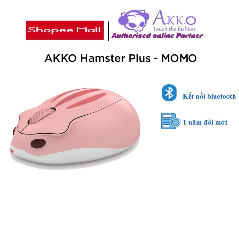Chuột không dây AKKO Hamster Plus – MOMO ( Bản nâng cấp)