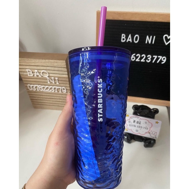 Ly thuỷ tinh xanh Starbucks - USA store