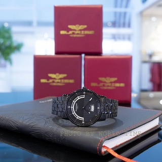 Đồng Hồ Nam Sunrise 1224SA Chính Hãng Full Box - Kính Sapphire - Chống xước, chống nước - Thẻ Bảo Hành 3 Năm
