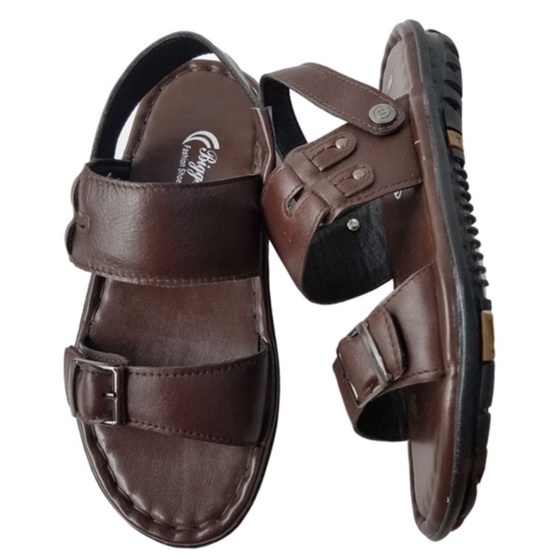 Giày sandal nam da bò thật BIGBEN cao cấp SD113