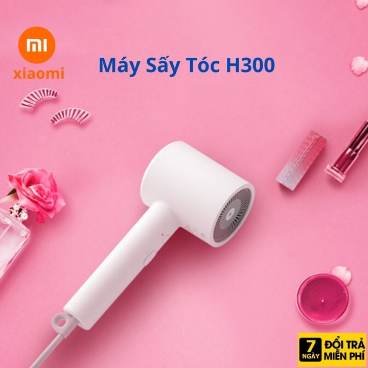 Máy sấy tóc xiaomi H300  Máy sấy tóc mini 3 chế độ sấy tiện lợi, với có ion âm không gây hư tổn tóc - Bảo hành 12 tháng