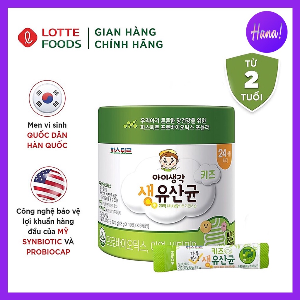 Men vi sinh Sysy Lotte Hàn Quốc