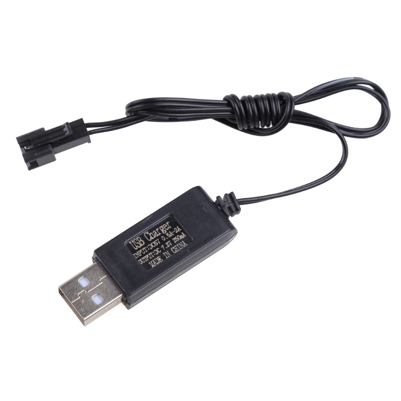 Dây Cáp Sạc Pin USB 7 2V 250mA NiMh NiCd SM 2P Chuyên Dụng