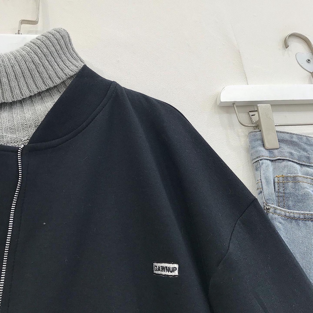 Áo khoác nỉ bomber cổ tròn kéo khóa  - 1798 IAMC.Closet | BigBuy360 - bigbuy360.vn