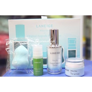 Set sản phẩm Laneige White Dew Original Ampoule Essence