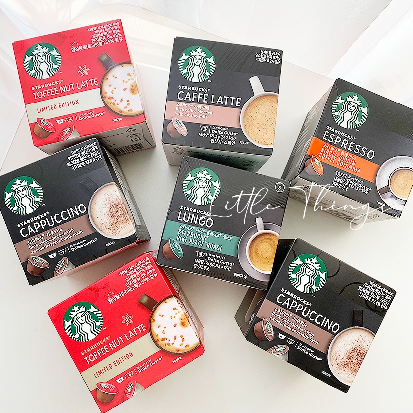 &lt;Hàng có sẵn&gt; Cà phê viên nén Dolce Gusto Starbucks, hộp 12 viên dành cho máy Dolce Gusto