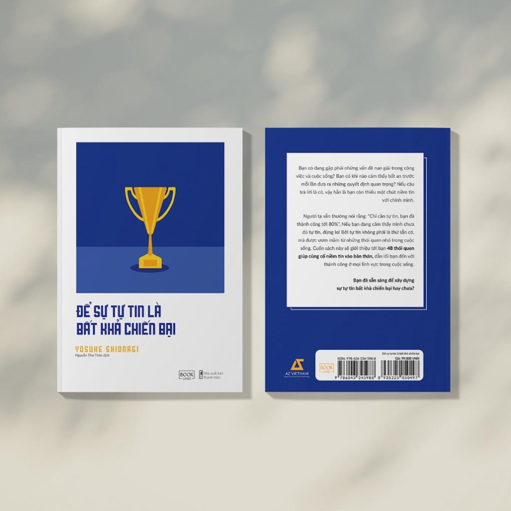 Sách - Để Sự Tự Tin Là Bất Khả Chiến Bại - Yosuke Shionagi - AZVietNam