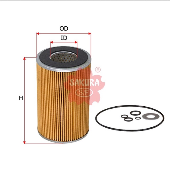 lọc dầu động cơ 6BG1 mã O-1301 / O-2184 1-13240109-1 ISUZU1-87810075-0 1-87810075-1 1-87810075-2