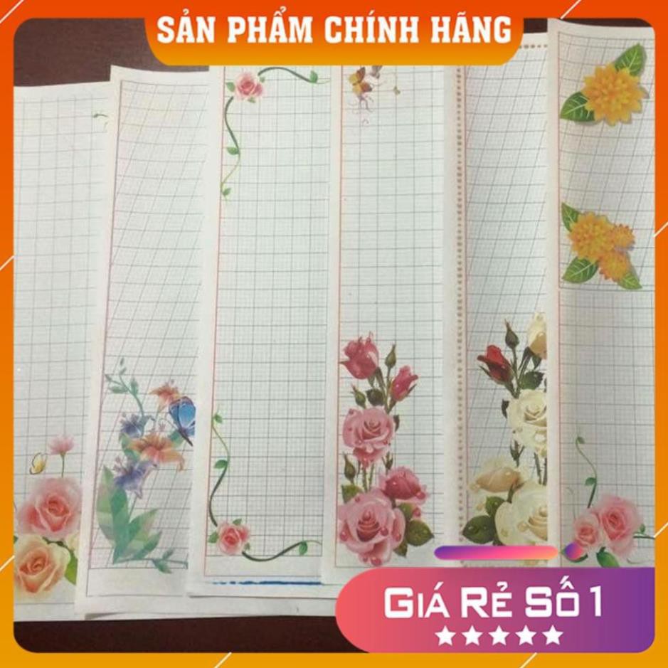 *HOT* Mẫu Giấy Hoa Ánh Dương Luyện Viết Chữ Đẹp M5.1