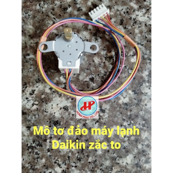 Mô tơ đảo gió máy lạnh Daikin zắc to [ảnh thật]