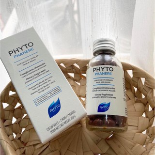 Viên uống phyto phytophanere hair & nail hỗ trợ mọc tóc, giảm rụng tóc hộp 120v - pháp