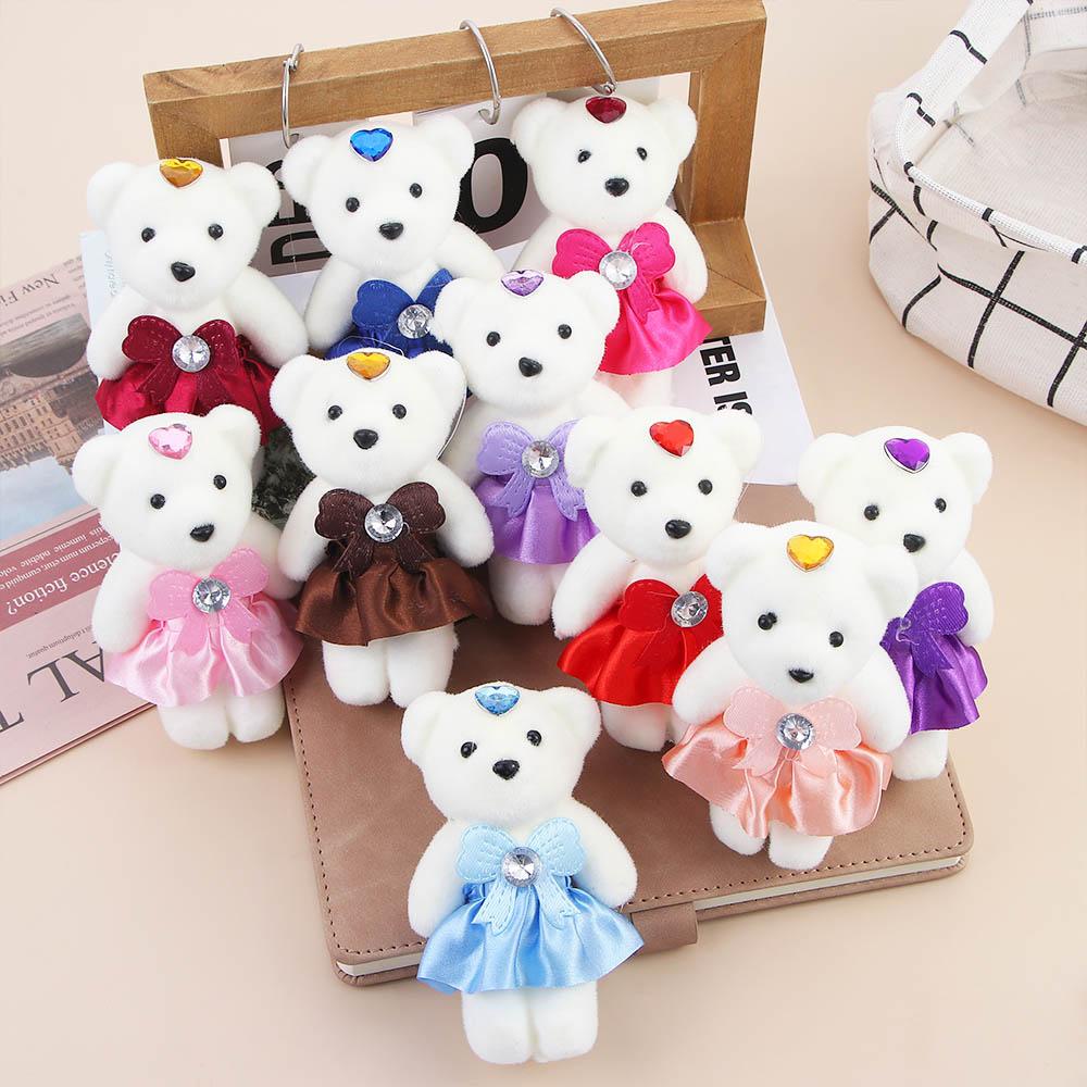 Set 10 Gấu Teddy Nhồi Bông Bằng Xốp Cứng Trang Trí