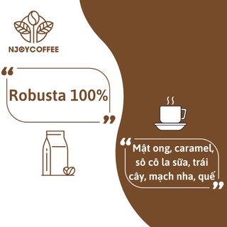 Cà Phê Fine Robusta winey (Pha phin, Moka pot) - Njoy Coffee