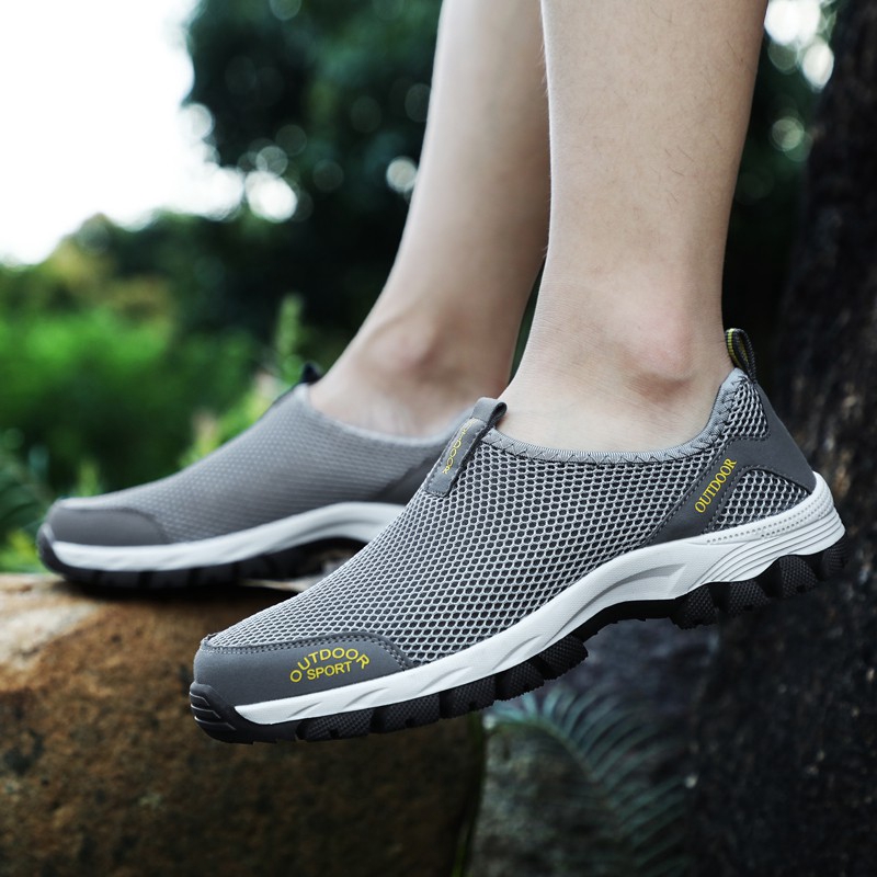 large size (39~48#) Men's Kasut mendaki breathable casual shoes Waterproof Outdoor Trekking Sportshoes hiking shoes
