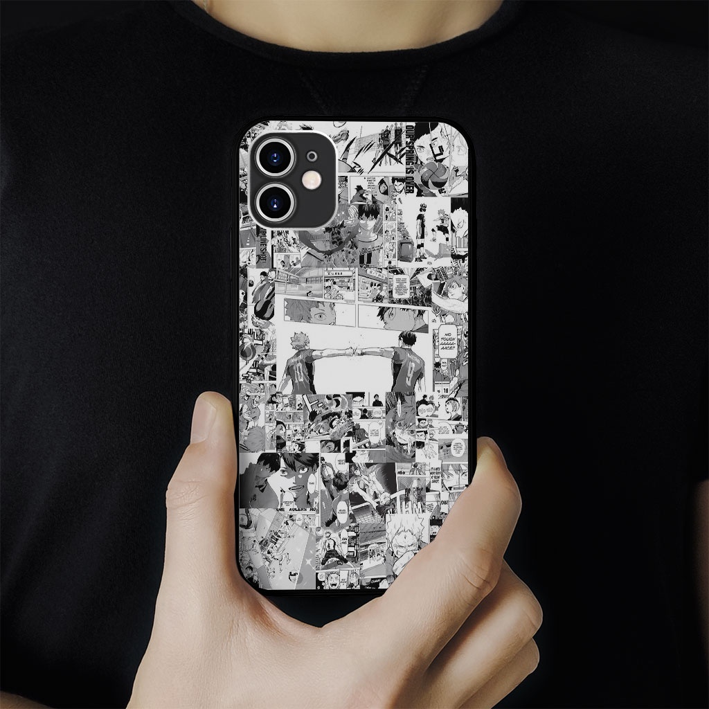 Ốp Lưng Haikyuu manga collage 2 truyện tranh cho Iphone 5 6 7 8 Plus 11 12 Pro Max X Xr PAP20210996