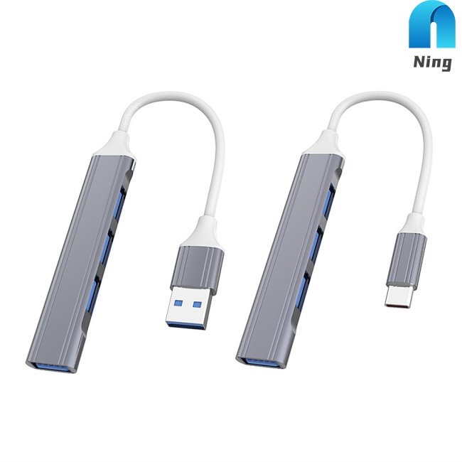 Đầu Chia 4 Cổng Usb Type C Tốc Độ Cao Otg Tương Thích Với Lenovo Huawei Xiaomi Macbook Pro 15