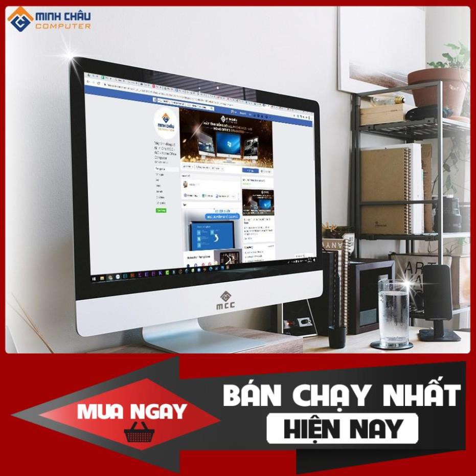 Bộ PC All in ONE (AIO) MCC10182 Home Office Computer CPU i3 10100/ Ram8G/ SSD240G/ Wifi/ Camera/ 22inch - Chính hãng 24T | BigBuy360 - bigbuy360.vn